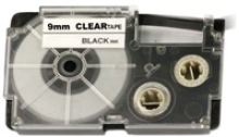 Xerox kompatibilní páska s Casio, XR-9X1, 9mm x 8m, černý tisk / průhledný podklad - ALLPRINT