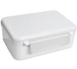 Svačinová krabička s dvojitým zámkem - barva spodní krabičky - bílá