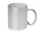 Hrnek SubliT stříbrný metalický 11 Oz