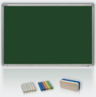 Magneticko-keramická tabule 90x60 - křída, ALU23