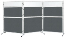 Panel 2x3 Modular, 120 x 90 cm, filcový šedý