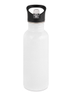 Bílá nerezová sportovní lahev na vodu - 600 ml