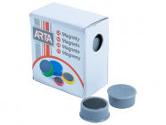 Magnety ARTA průměr 16mm, šedé (10ks v balení)