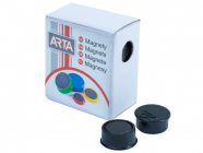 Magnety ARTA průměr 16mm, černé (10ks v balení)