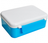 Svačinová krabička s dvojitým zámkem - barva spodní krabičky - modrá